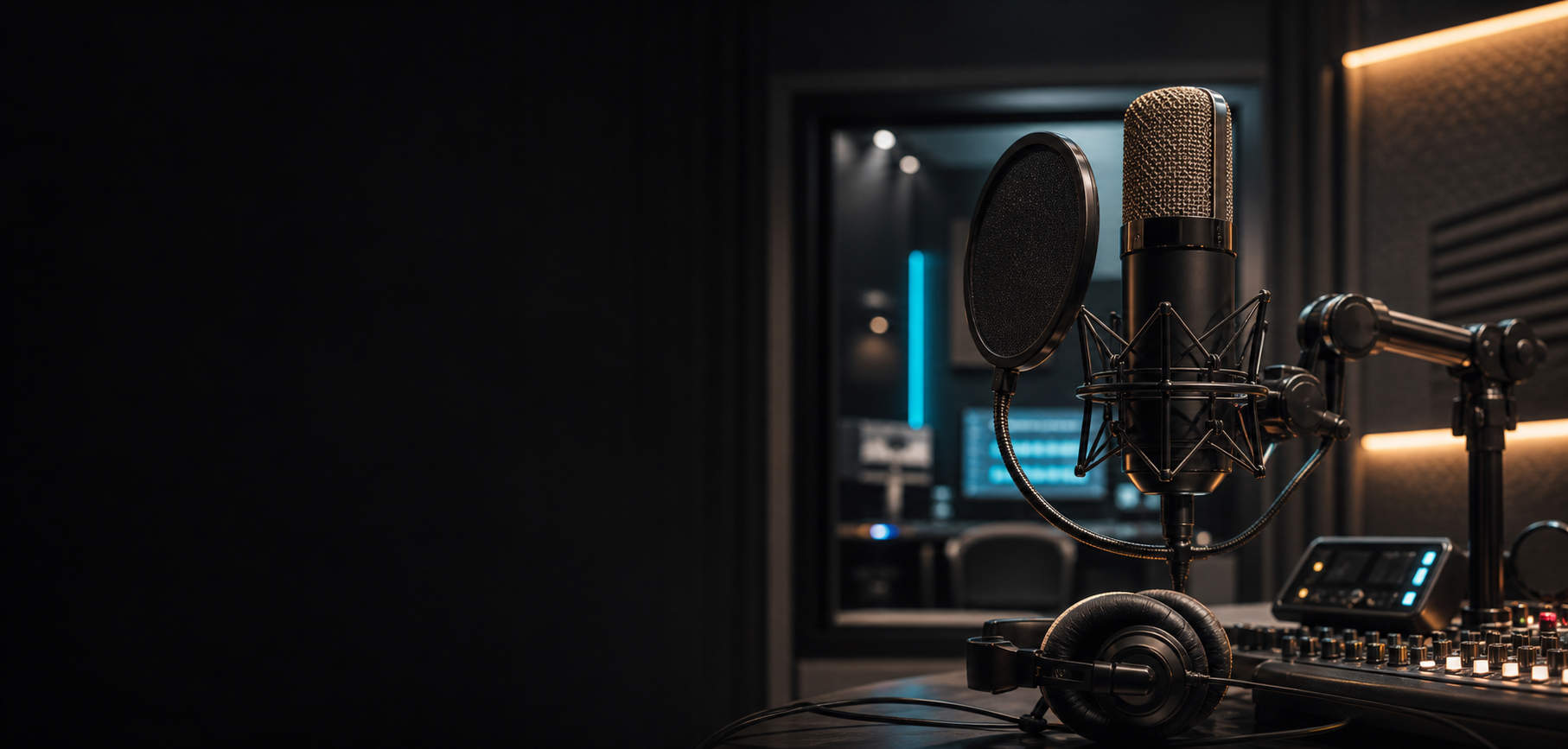 Professional recording studio microphone